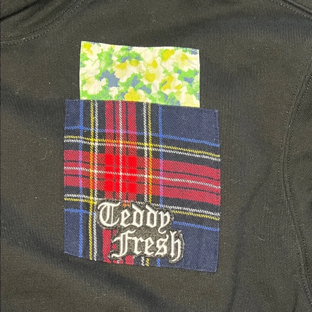 Teddy Fresh Patchwork Hoodie - Picture 2 of 8